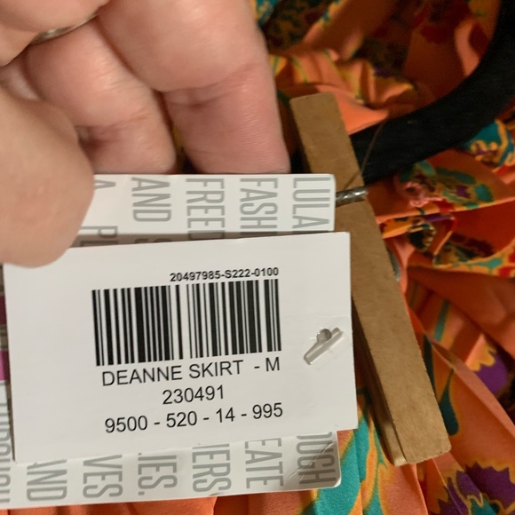 NWT LuLaRoe Deanne Long Skirt Sz M - Picture 5 of 6